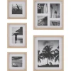 Lot de 5 cadres photos en bois