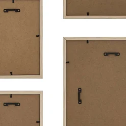 Lot de 5 cadres photos en bois