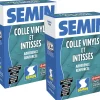Lot de 2 Colle en Poudre pour Papiers Peints Vinyls et Intissés Semin, Boite de 300 g