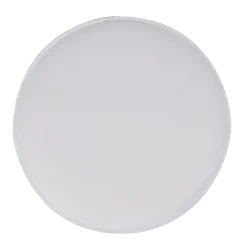 Lot de 4 coussins d'assise antidérapants LESLIE, en feutre blanc