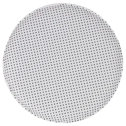 Lot de 4 coussins d'assise antidérapants LESLIE, en feutre blanc