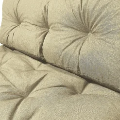 Lot de 2 Coussins pour palettes en bois beige VOUNOT