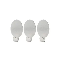 Lot de 3 crochets adhésifs universels ovales Fackelmann Tecno