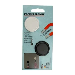 Lot de 2 crochets muraux magnétiques Fackelmann Tecno