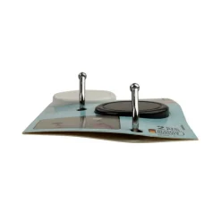 Lot de 2 crochets muraux magnétiques Fackelmann Tecno