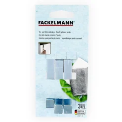 Lot de 3 crochets pour porte et placard Fackelmann Tecno