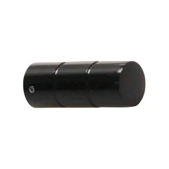 Lot de 2 embouts de tringle (Diam. 20 mm - Noir)