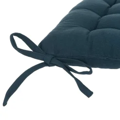 Lot de 2 galettes de chaise matelassées en coton