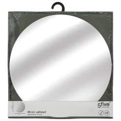 Lot de 2 Miroirs Adhésifs Ronds D40cm - 5Five
