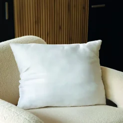 Lot de 2 oreillers, coussins de garnissage - 40 x 60 cm - Blanc - Vivezen