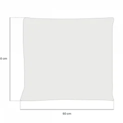 Lot de 4 oreillers, coussins de garnissage - 60 x 60 cm - Blanc - Vivezen