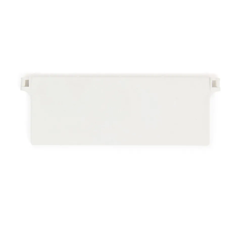 Lot de 10 plaques de lestage pour Stores Californiens 89mm - Blanc