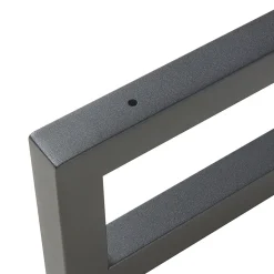 Lot de 2 équerres d'étagère Hawangen acier 40 x 20 cm noir en.casa