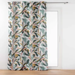Lot de 2 rideaux a oeillets 140 x 260 cm polyester imprimé Lavinia