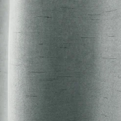 Lot de 2 rideaux obscurcissant thermique fileté avec oeillets, gris, 140x240cm, 100% polyester, collection Floppy, CMADECO