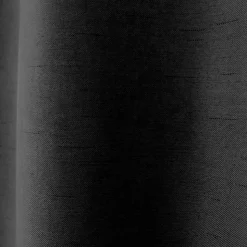 Lot de 2 rideaux obscurcissant thermique fileté avec oeillets, anthracite, 140x240cm, 100% polyester, collection Floppy, CMADECO