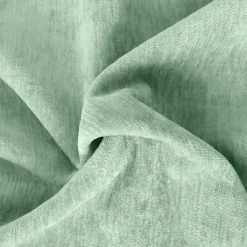 Lot de 2 Rideaux Thermique avec Œillets, Céladon, Grande Hauteur, 140x260cm, Velours, Collection Velvet, CMADECO