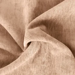 Lot de 2 Rideaux Thermique avec Œillets, Rose Pêche, Grande Hauteur, 140x260cm, Velours, Collection Velvet, CMADECO