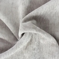 Lot de 2 Rideaux Thermique avec Œillets, Gris Clair, Grande Hauteur, 140x260cm, Velours, Collection Velvet, CMADECO