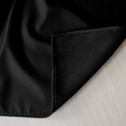 Lot de 2 rideaux thermique avec oeillets, noir, 135x240cm, collection Glacier, CMADECO
