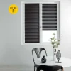 Lot de 2 Stores enrouleur jour et nuit 45 x 180 cm daynight Noir