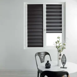 Lot de 2 Stores enrouleur jour et nuit 45 x 180 cm daynight Noir