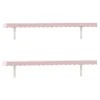 Lot de 2 étagères murales Vestnes 80 x 17 x 4 cm rose en.casa