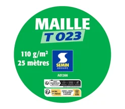 Lot de 3 toiles de verre Semin - motif maille - rouleau 25 x 1 m