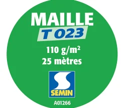 Lot de 5 toiles de verre Semin - motif maille - rouleau 25 x 1 m