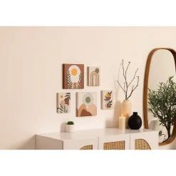 Lot de 5 toiles imprimées SOLEIL