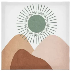 Lot de 5 toiles imprimées SOLEIL