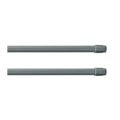Lot de 2 Tringles Extensibles "Lio" 80-110cm Gris