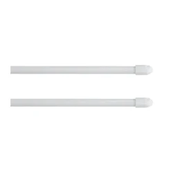 Lot de 2 Tringles Extensibles "Kepa" 80-110cm Blanc