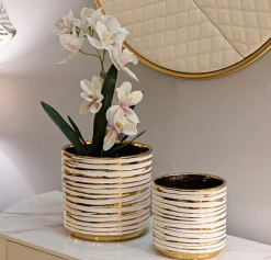 Lot de 2 Vases en Céramique 