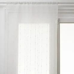 Lot de 2 voilages Anissa - blanc 60x160 cm - Atmosphera