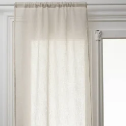 Lot de 2 voilages Fred - lin 60x120 cm - Atmosphera