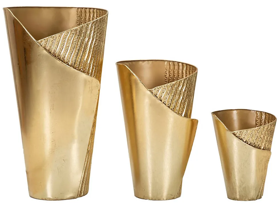 Lot PorteVase Flosty Lot de 3 pièces Dimensions 39x42x75 32x32x55 25x25x35 cm