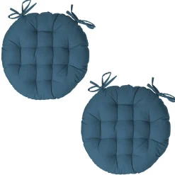 Lot 2x Galette de chaise ronde Alix
