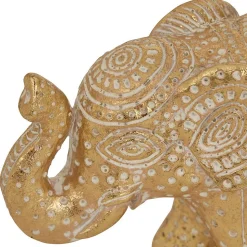 Éléphant résine Gajah H.11,5cm doré - Atmosphera