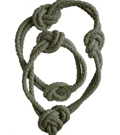 MARINA - Embrasse Rideau Textile Aimantée - Sans Perçage