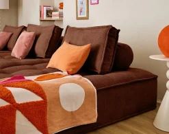 Marisol - lot de deux coussins de dossier - velours texturé - Lisa Design