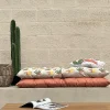 Matelas de sol fleuri multicouleurs L.120 x l.60 x ep.5cm Ornami
