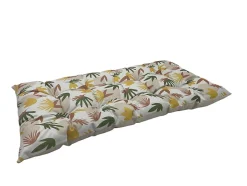 Matelas de sol fleuri multicouleurs L.120 x l.60 x ep.5cm Ornami