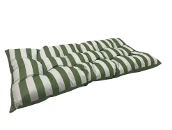 Matelas de sol rayé vert L.120 x l.60 x ep.5cm Ornami