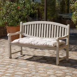 Matelas extérieur capitonné haute résistance FERRET (60x120 cm - Naturel)