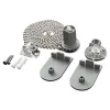 Mécanisme pour store enrouleur Nisis métal gris argenté Ø25mm GoodHome