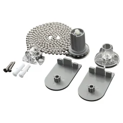 Mécanisme pour store enrouleur Nisis métal gris argenté Ø25mm GoodHome