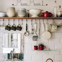 Miam miam - Sculpture fil de fer 50-60 cm - Bijoux de mur