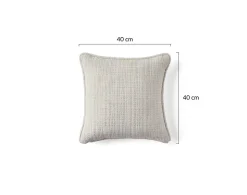 Miro - coussin - en velours texturé - 40x40 cm - Best Mobilier