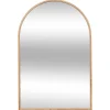 Miroir arche en bois - 60 x 90 cm - Beige